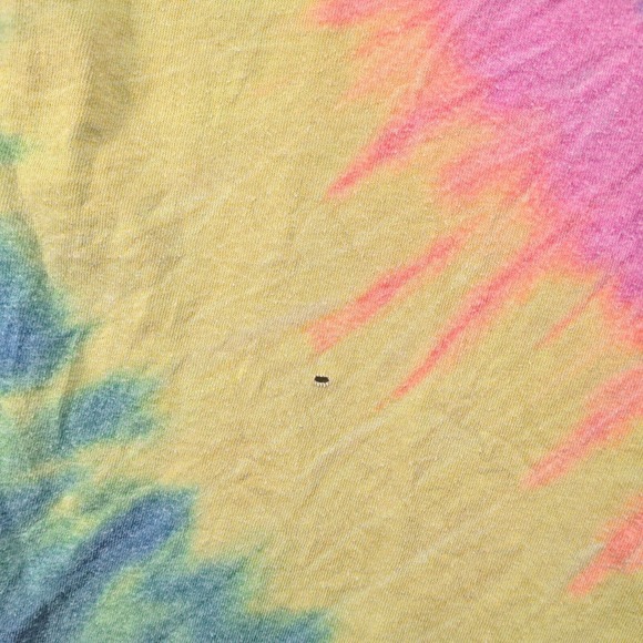 Colortone Men's Clearwater Beach T-Shirt Multi 2XL Tie Dye Sugar Skull Graphic - Picture 8 of 13